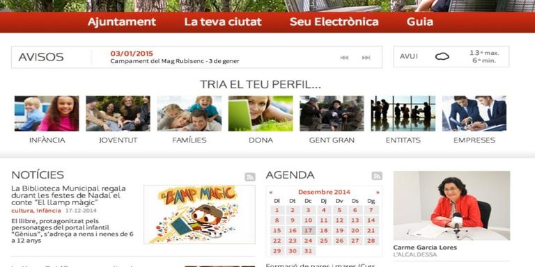 L’Ajuntament estrena nou web municipal en període de proves