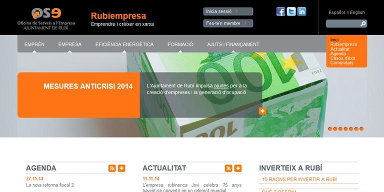 Rubiempresa també estrena nou portal web