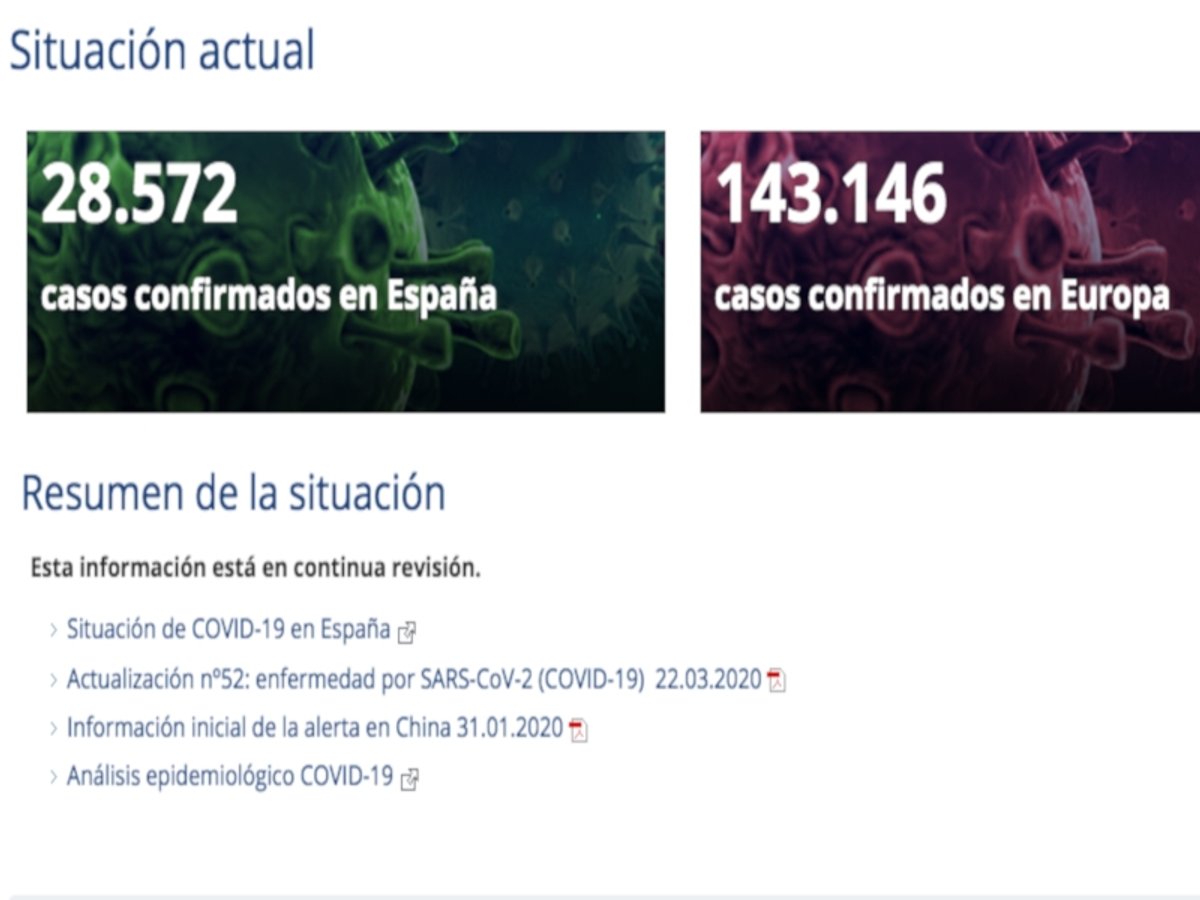 Sanitat publica les dades de mortalitat del COVID19 amb afectacions per franges d’edat