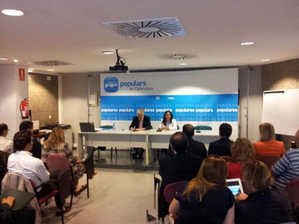Representants del PP de la comarca es reuneixen a Rubí per debatre sobre actualitat