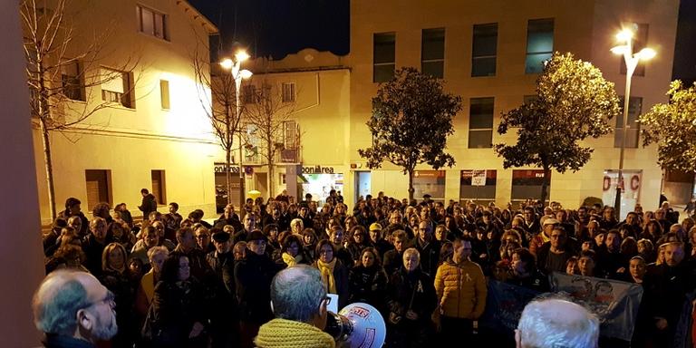 Les protestes per la llibertat de Cuixart, Sànchez, Junqueras i Forn es repetiran el 16 de cada mes