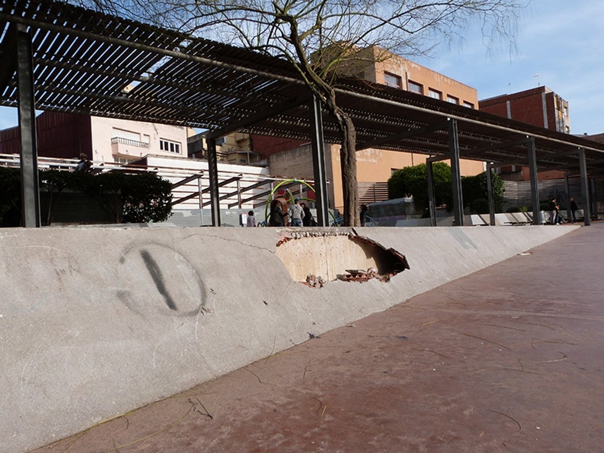 Una de les dificiències de manteniment que ha volgut mostrar JxR