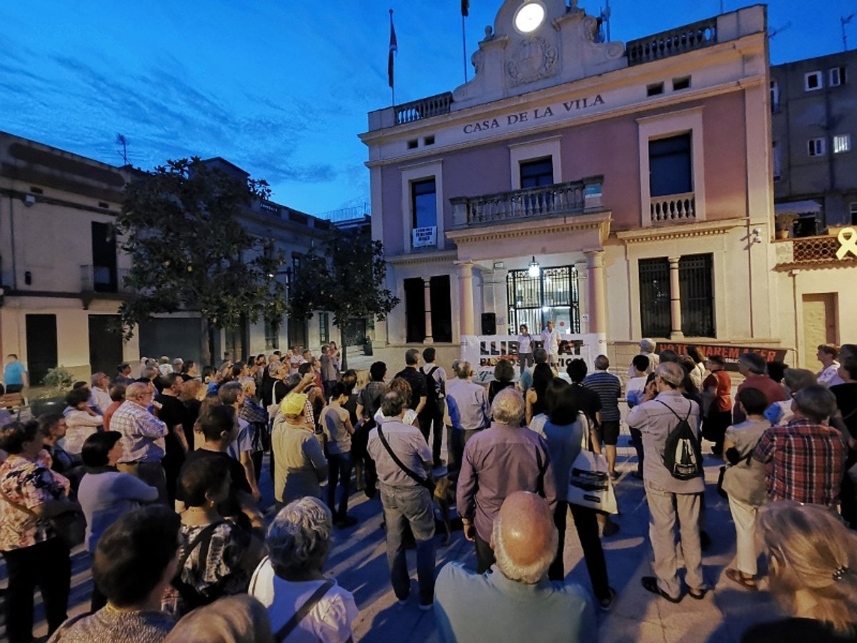 Nova protesta per la llibertat dels líders independentistes pocs dies abans de la sentència