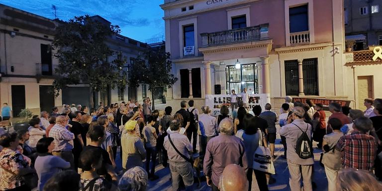 Nova protesta per la llibertat dels líders independentistes pocs dies abans de la sentència