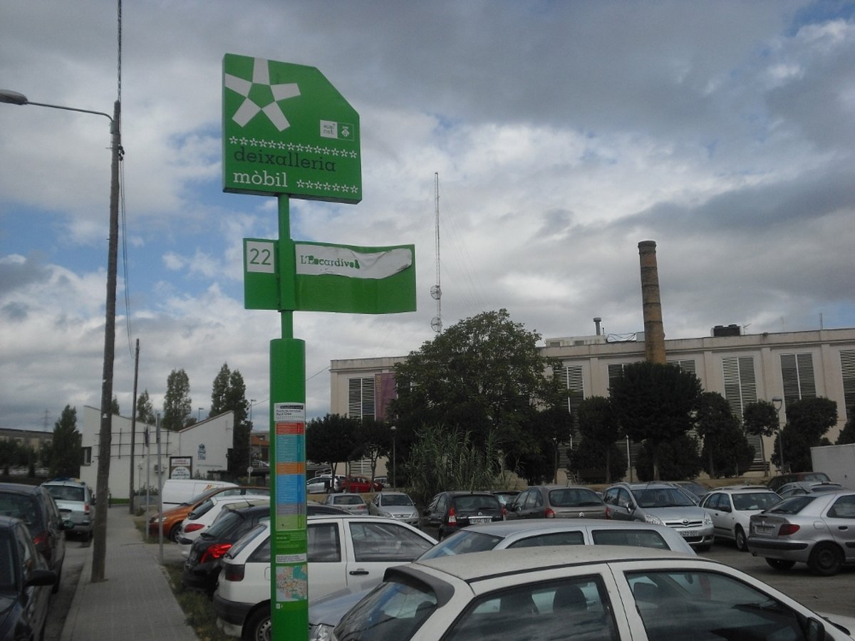 Un dels punts de recollida són les deixalleries mòbils. Foto/Arxiu