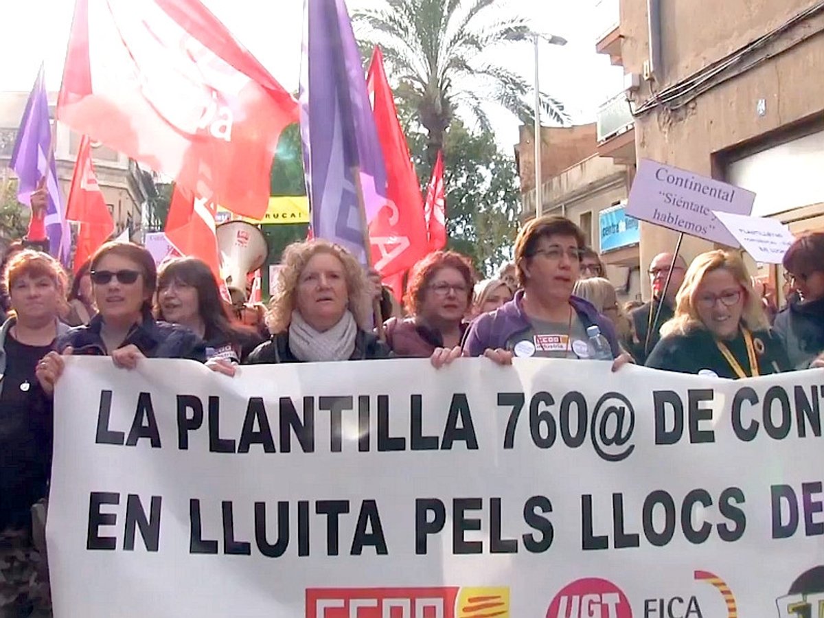 Continental paralitza l’ERO i accepta ara negociar amb sindicats i Generalitat