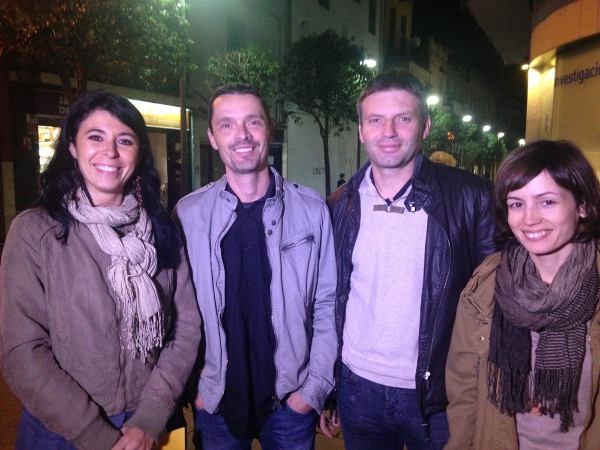 ERC es va trobar amb la premsa al carrer Maximí Fornés