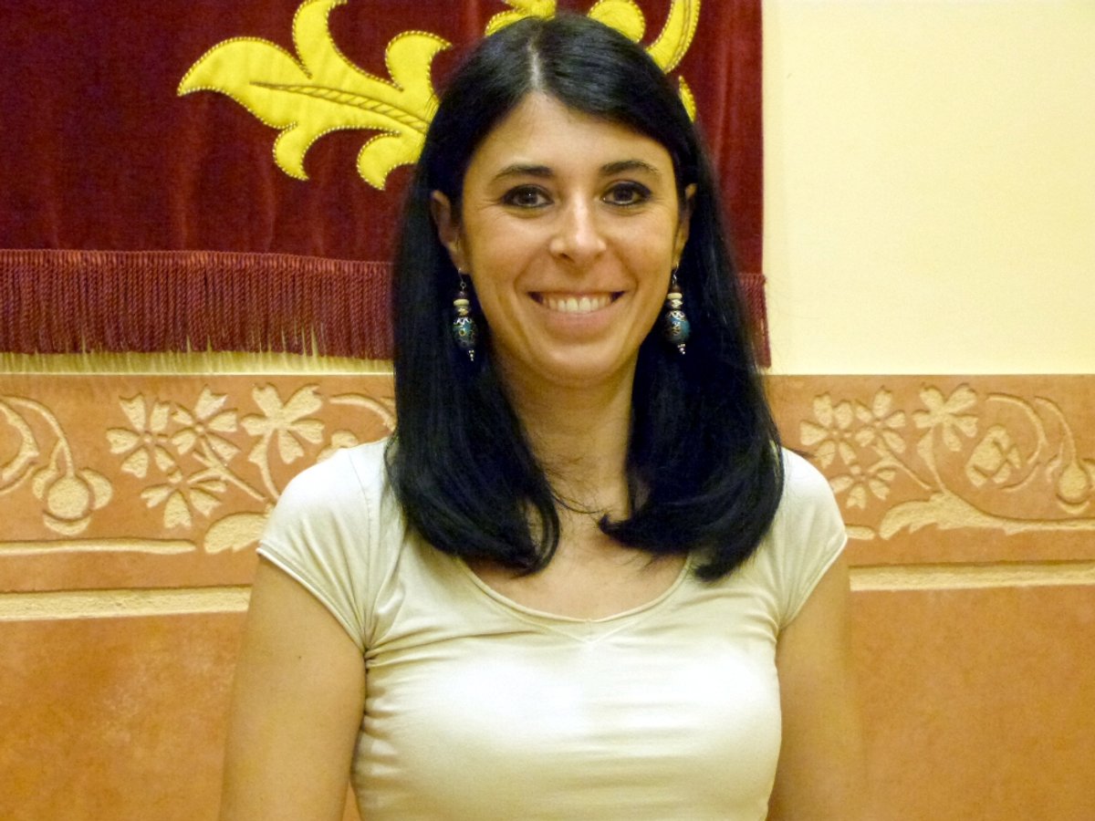 La portaveu d'ERC, Arés Tubau, a la sala de plens. Foto/Arxiu