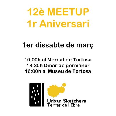 El Dia a Dia del 5/3/2020 Urban Sketchers Terres de l'Ebre
