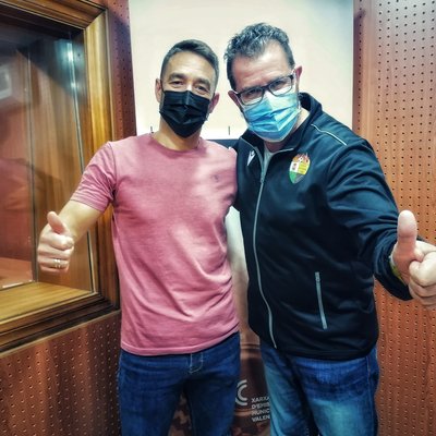 JOSÉ ANTONIO MORENO Y JUAN CARRIÓN - 40 X 20 - CLUB FUTSAL IBI