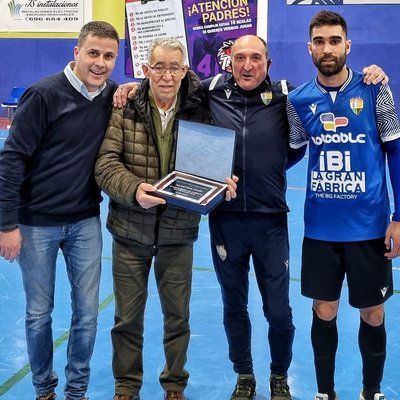 TONO MARTÍNEZ - Presidente del Club "Futsal Ibi" - Fallecimiento de José María Peinado