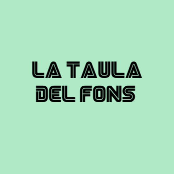La taula del fons