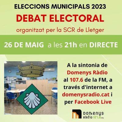 Debat electoral - 26 de maig de 2023