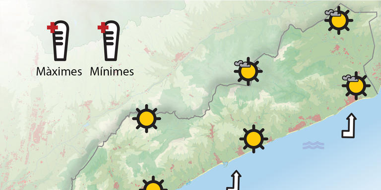 Dimarts sense canvis en el temps al Maresme