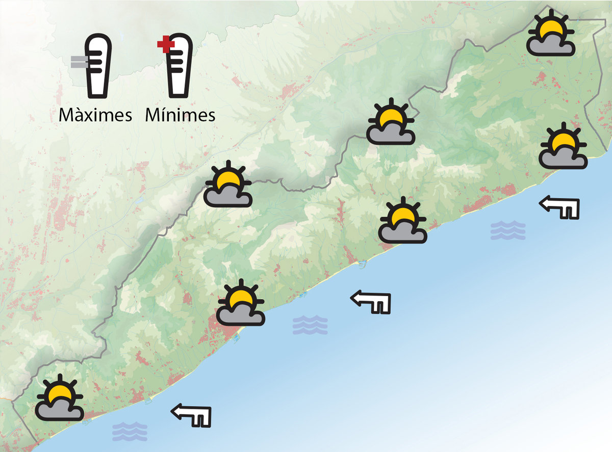 Aquest diumenge tindrem un dia marcat per la nuvolositat entre abundant i variable