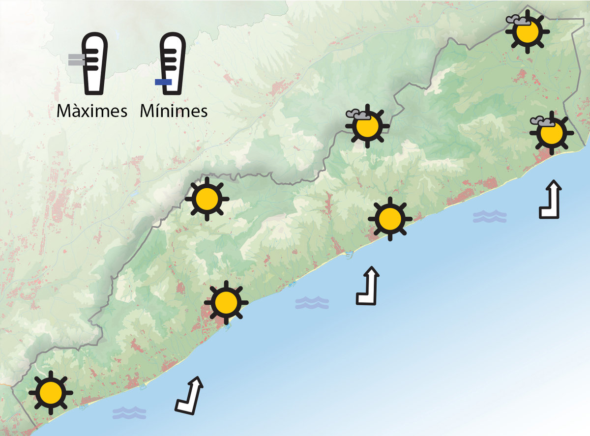 Aquest divendres tindrem sol i pujada de temperatures
