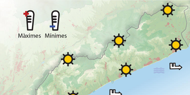 Aquest dijous continuarà l'ambient assolellat a tot el Maresme