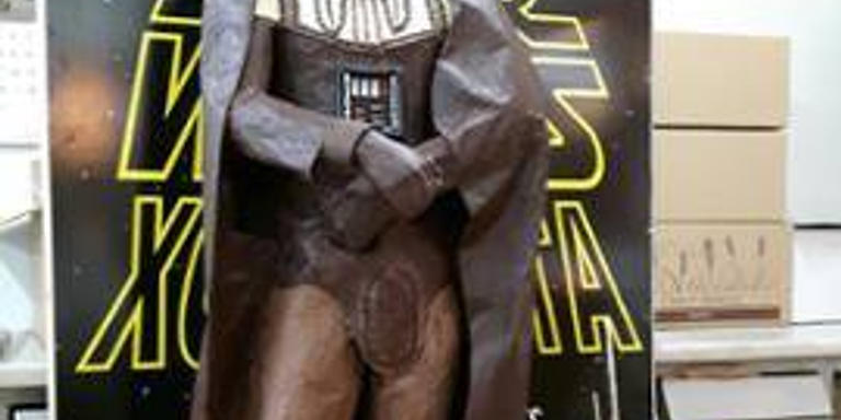 El Darth Vader de xocolata de la pastisseria Vives es trencarà aquest dissabte