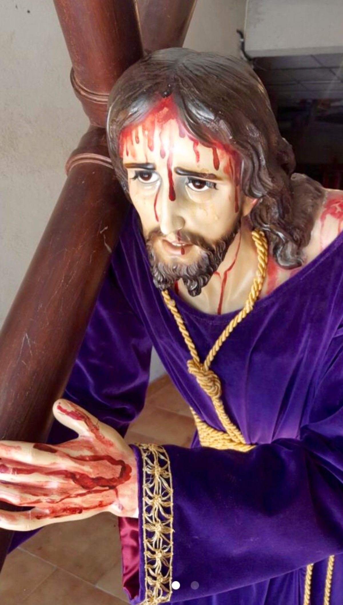 La confraria de Can Palomeres ven el pas i la talla de Jesús a Wallapop