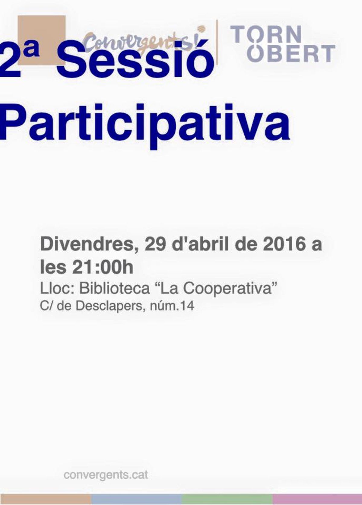 Convergència continua el procés de refundació del partit amb una nova sessió participativa