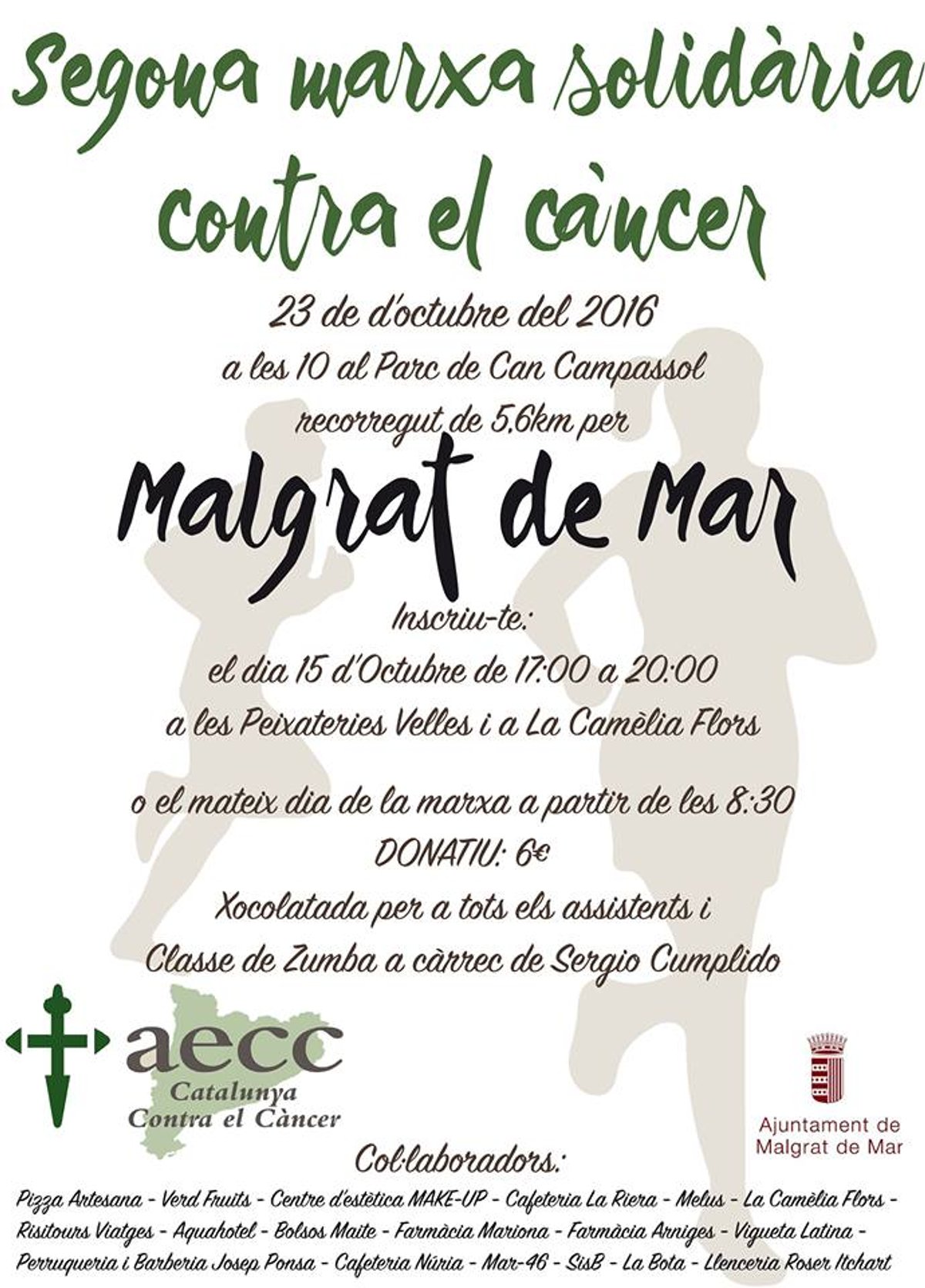 150 inscrits a la 2a Marxa contra el Càncer de diumenge