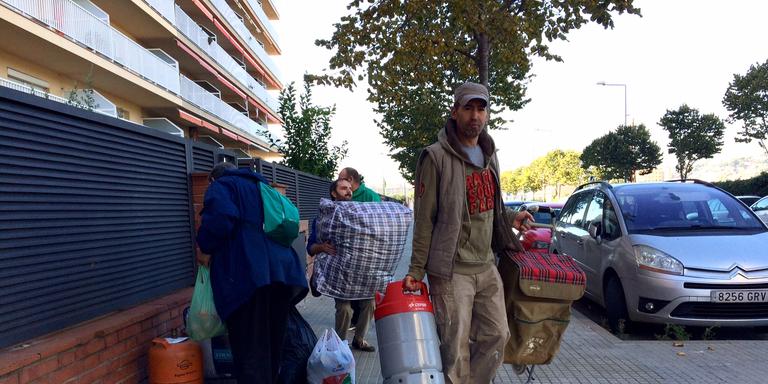 Desnonen una família a l'avinguda de Barcelona