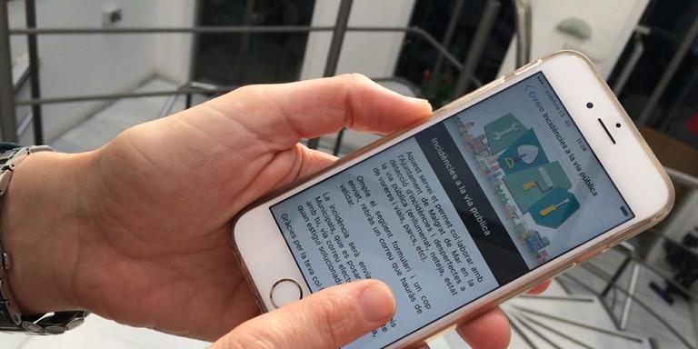 L'app Malgrat de Mar ja permet avisar sobre incidències a la via pública