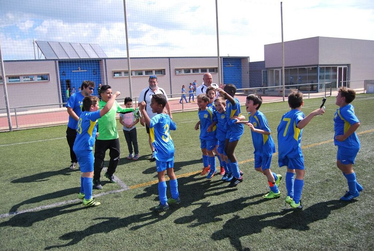 El benjamí A de l'Olímpic, campió de lliga