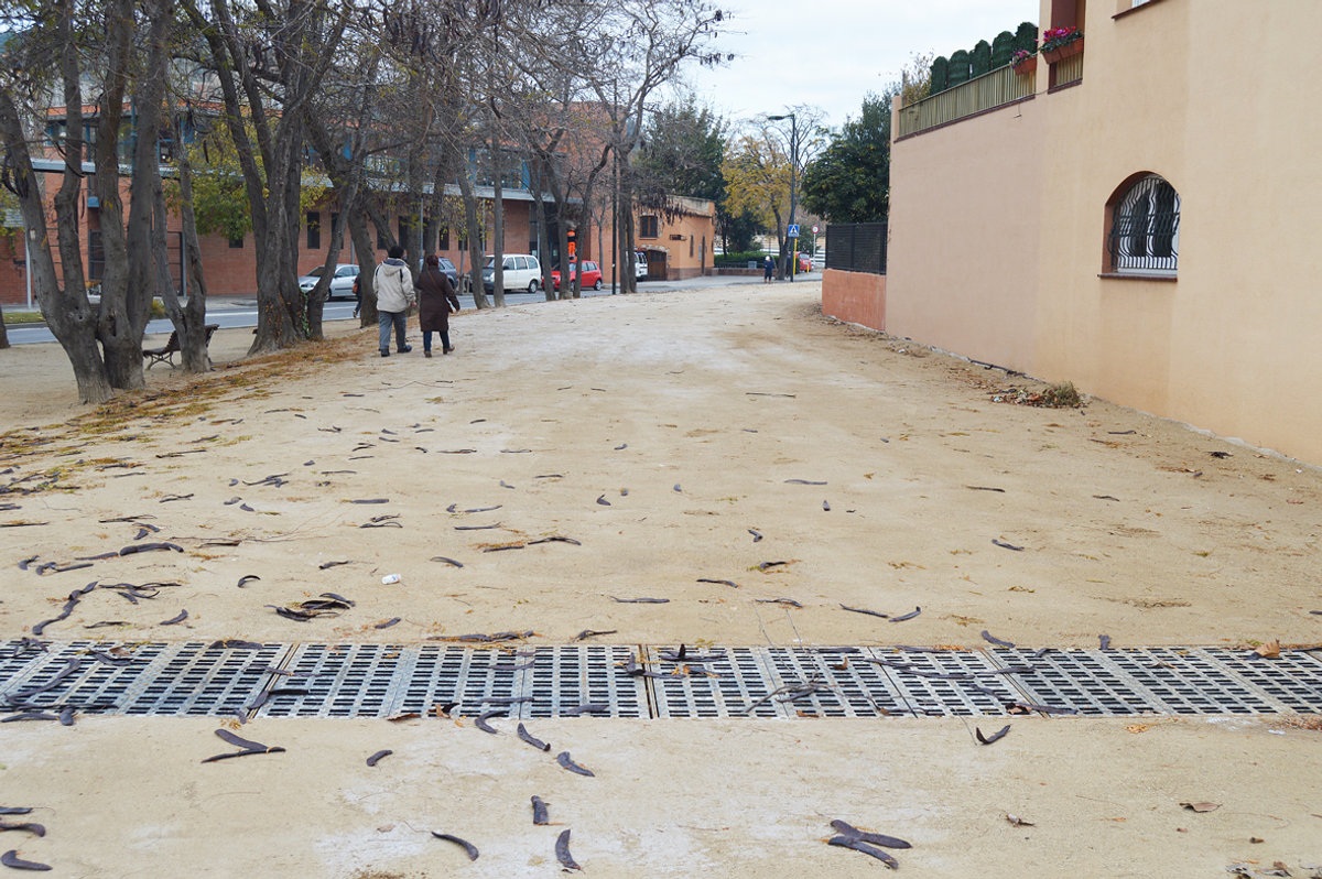 Finalitzen les obres de condicionament de la riera a Can Feliciano