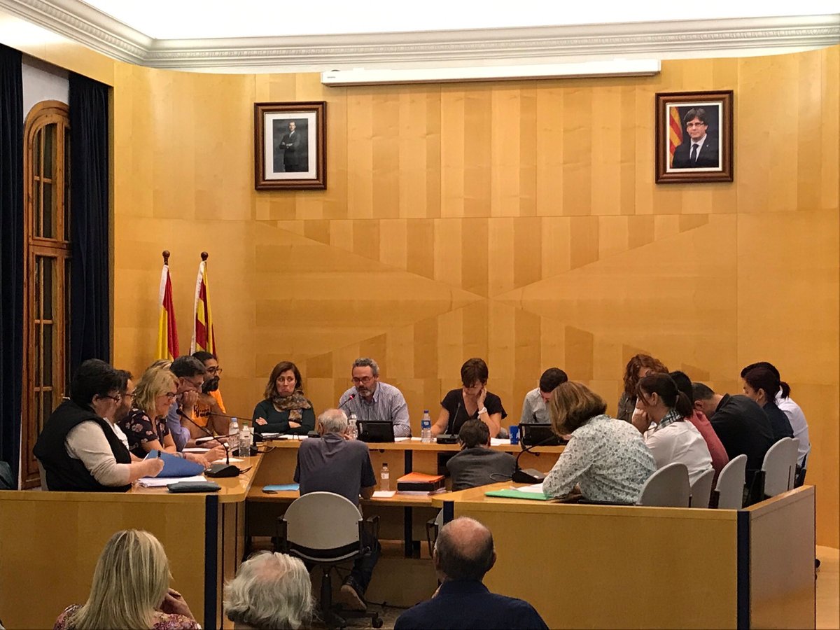 L'Ajuntament de Malgrat de Mar aprova moció en defensa de Jordi Sánchez i Jordi Cuixart
