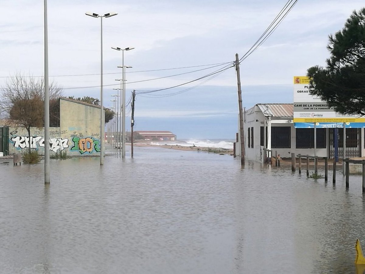 El temporal marítim afecta de nou la zona de càmpings