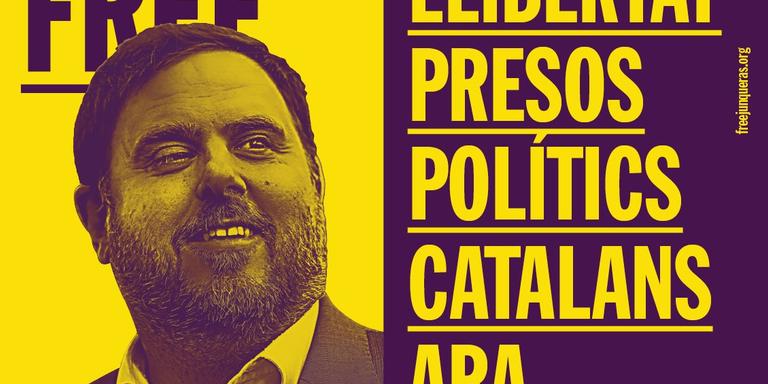 ERC porta a Malgrat de Mar la campanya #FreeJunqueras