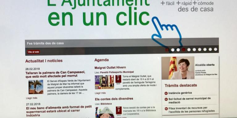 L'Ajuntament incrementa prop d'un 600% les instàncies electròniques rebudes, registrant-ne fins a 698 l'any passat