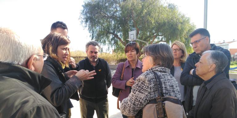 [ÀUDIO] El govern municipal escolta els veïns de Can Palomeres avui 'a peu de carrer'