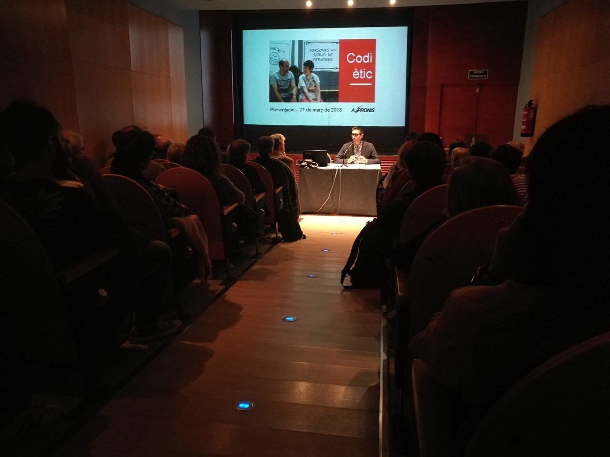 La Fundació ASPRONIS presenta el seu codi ètic