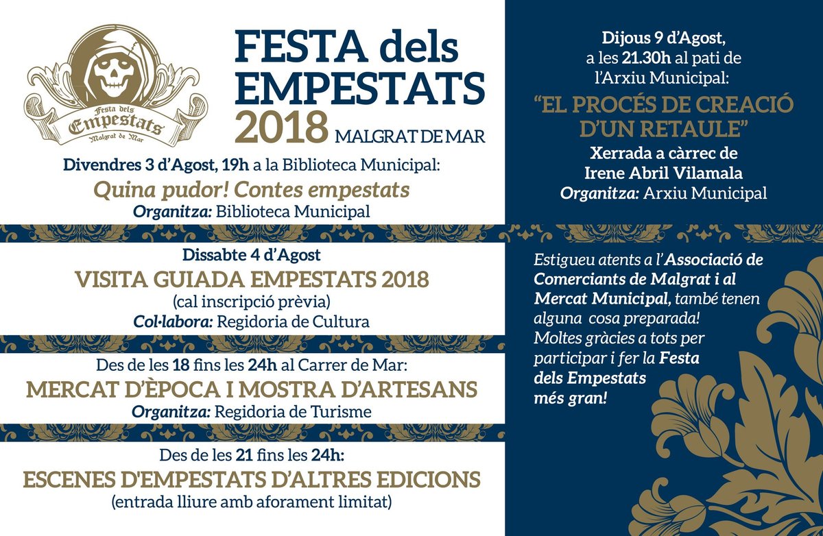 La Festa dels Empestats inclourà un mercat d'època amb artesans