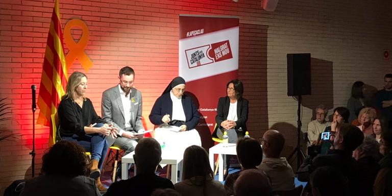 [ÀUDIO] Un debat sobre el progrés social centra la presentació del candidat de JxCat-Malgrat ens Mou