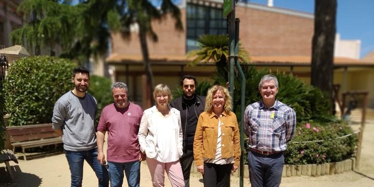 [26-M Eleccions Municipals] ERC munta parada informativa a Can Campassol