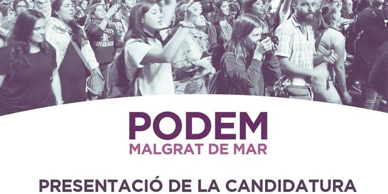 [26M Eleccions Municipals] Podem Malgrat presenta diumenge la seva candidatura i el programa electoral