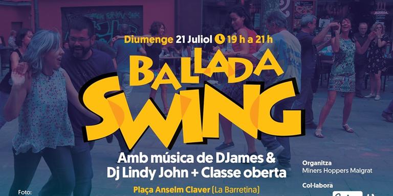 [ÀUDIO] Organitzen una classe oberta de swing aquest diumenge a la plaça d'Anselm Clavé