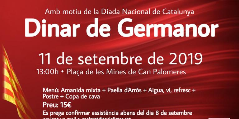 [ÀUDIO] El PSC farà el seu tradicional dinar de germanor de la Diada a la plaça de les Mines de Can Palomeres