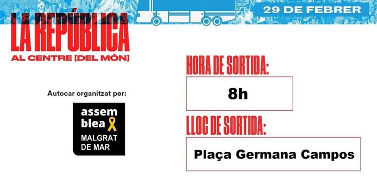 [ÀUDIO] Un centenar de malgratencs i malgratenques participaran dissabte a l'acte 'La República al Centre (del món) a Perpinyà'