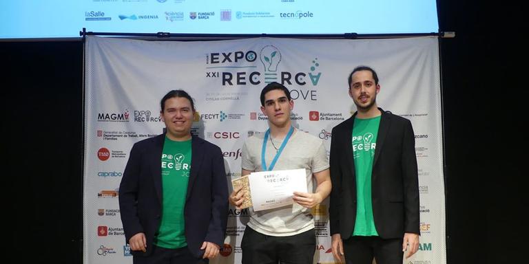 L'alumne de l'institut Víctor Sánchez guanya el primer premi de l'Exporecerca Jove