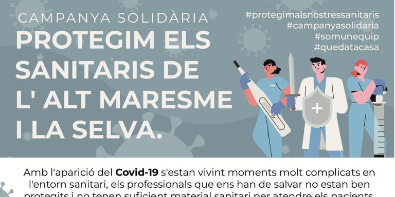 [ÀUDIO] Campanya solidària per aconseguir material sanitari per als professionals de l'Alt Maresme i la Selva