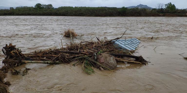 [ÀUDIO] Els camps del Pla de Grau anegats i el camí de la Tordera tallat, principals afectacions de les últimes pluges