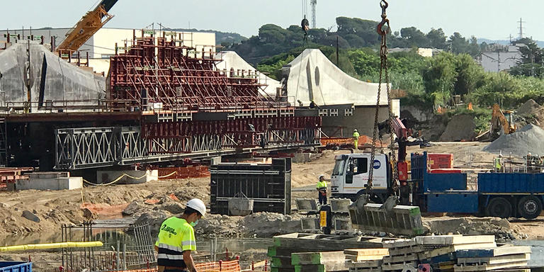 [ÀUDIO] El pont del tren sobre La Tordera tornarà a unir Malgrat de Mar i Blanes al novembre