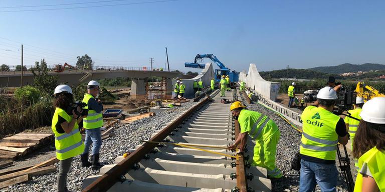 [ÀUDIO] Les obres del pont d'Adif a la Tordera s'acabaran al novembre