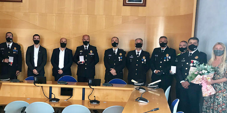 [ÀUDIO] La Policia Local de Malgrat de Mar celebra la diada del seu patró en un acte a porta tancada
