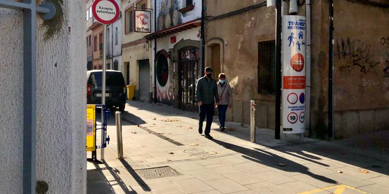 Les càmeres del carrer d'en Blanch entraran en funcionament demà