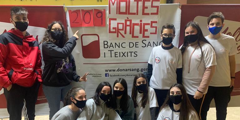 [ÀUDIO] Més de 200 persones donen sang a la campanya de les Escoles Fonlladosa